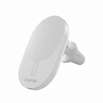 CANYON auto lādētājs OnGrip 105 15W Qi2 balts