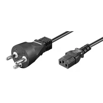 Microconnect PE1204100R strāvas kabelis melns 10 m IEC 320 C13 savienotājs