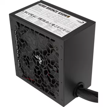 Barošanas bloks AEROCOOL AERO BRONZE 650W APFC (V.2 2025)