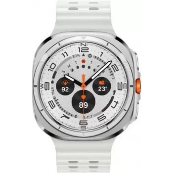 Viedpulkstenis Samsung Galaxy Watch Ultra 47 mm Titāna Balts — AMOLED 1,5 collas, 4G, 64 GB, 590 mAh