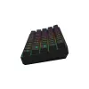 Mehāniskā spēļu tastatūra SAVIO BLACKOUT X2 BRŪNA 61 taustiņš 60% USB QWERTY RGB Outemu Brown