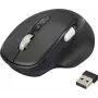 Renkforce RF-WM-220 Bezvadu pele Bluetooth®, M/L, optiska, melna, 11 pogas, 4800 dpi, ergonomiska, Easy Switch 3 ierīcēm, Multipair funkcija (RF-6857524)