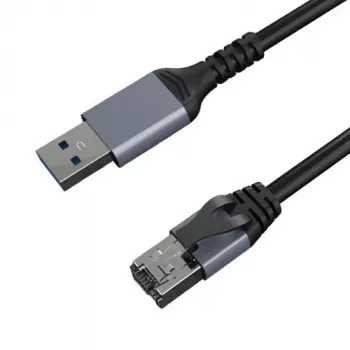 Interneta kabelis CAT6 UTP, USB3.0 Type-A - RJ45, 3m