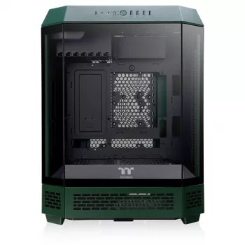 Thermaltake The Tower 600, korpuss Midi Tower, Tumši Zaļš, Rūdīts Stikls x3
