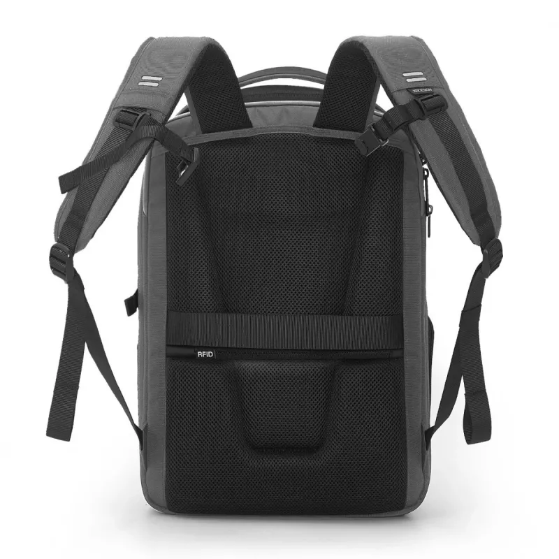 Mugursoma XDDESIGN Bizz Grey P705.932 — ūdensizturīga, viegla pilsētas mugursoma