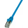 Logilink Patch-Cable RJ-45 (M) - RJ-45 (M) 1 m SF/UTP CAT 5e Zils (CP1036D)