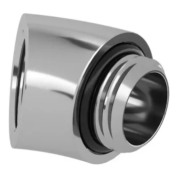 Barrow 45° Adapteris G1/4 vīrišķais uz G1/4 sievišķais, Sudraba, Modelis TDWT45-V2 S