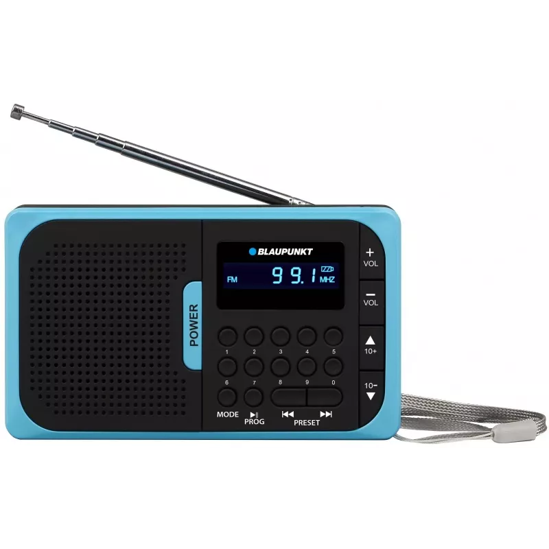 Blaupunkt PR5BL radio analogs Melns,Zils