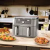 Gaisa fritieris Ninja DZ400EU 9.5 L 2470 W Pelēks Dubults