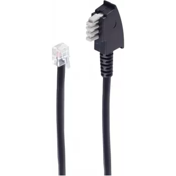 shiverpeaks ®-BASIC-S--TAE N-Spraudnis uz Western-Spraudni 6/6, faksa ierīcēm, 6-dzīslu, 3,0m (BS70163)