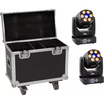 LED gaismu komplekts EUROLITE TMH-H90 2x ar koferi un riteņiem