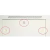 Extralink sienas skapis 12U 600x450 pelēks, metāla durvis