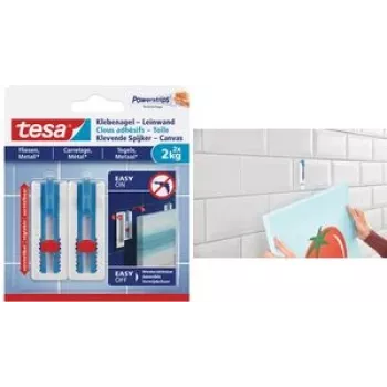Līmes pasta Tesa Klebe Nail Canvas Tile & Metal 77768-00000-00 — 2 x 2 kg, regulējama