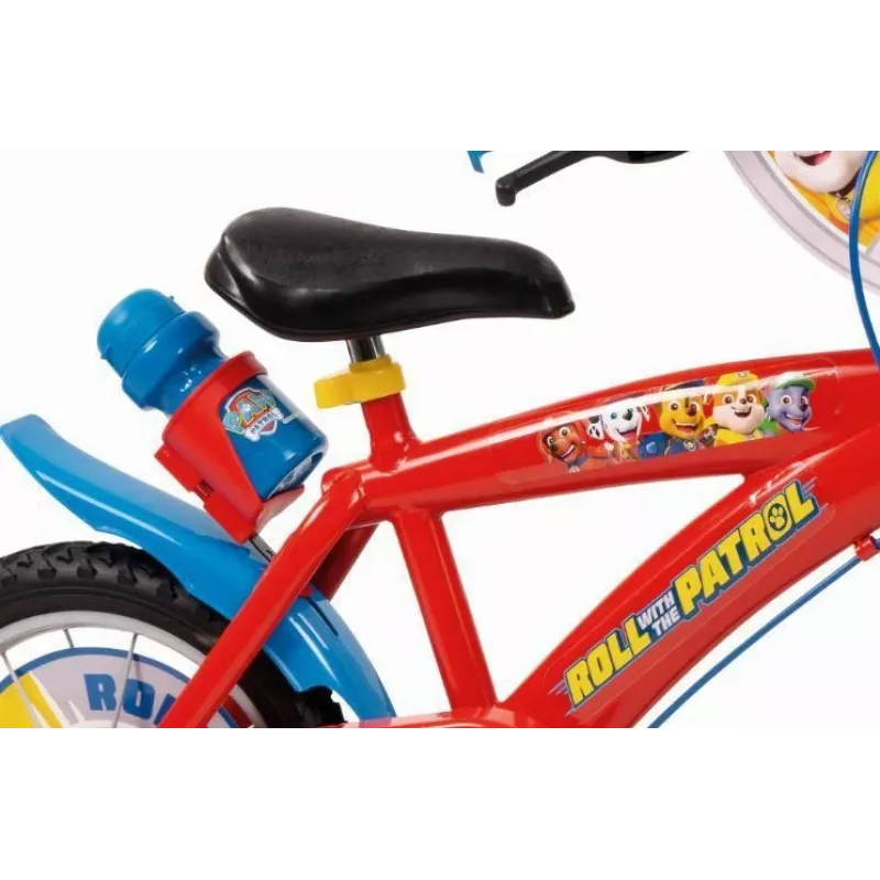 Bērnu velosipēds 14 collu Paw Patrol sarkans 1478 zēns NEW TOIMSA