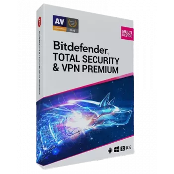 Bitdefender Premium VPN | 10 ierīces | 1 gads | tikai ES