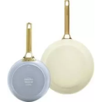 Pannu komplekts GreenPan CC008484-001, alumīnijs, 20 cm + 26 cm, zils/zaļš