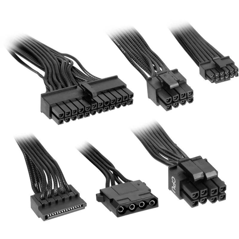 Barošanas bloks Sharkoon Rebel P15 750, 750W, 1x 12-pin augstas jaudas GPU savienotājs, 4x PCIe, modulārais kabeļu izvads