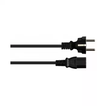 Good Connections iezemēts spraudnis uz C13 melns 3m