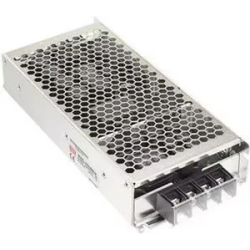 Strāvas pārveidotājs/invertors Mean Well RSD-300E-48 — 300 W, ieeja 25.2–46.8 V, izeja 48 V, izmēri 97×216×40 mm