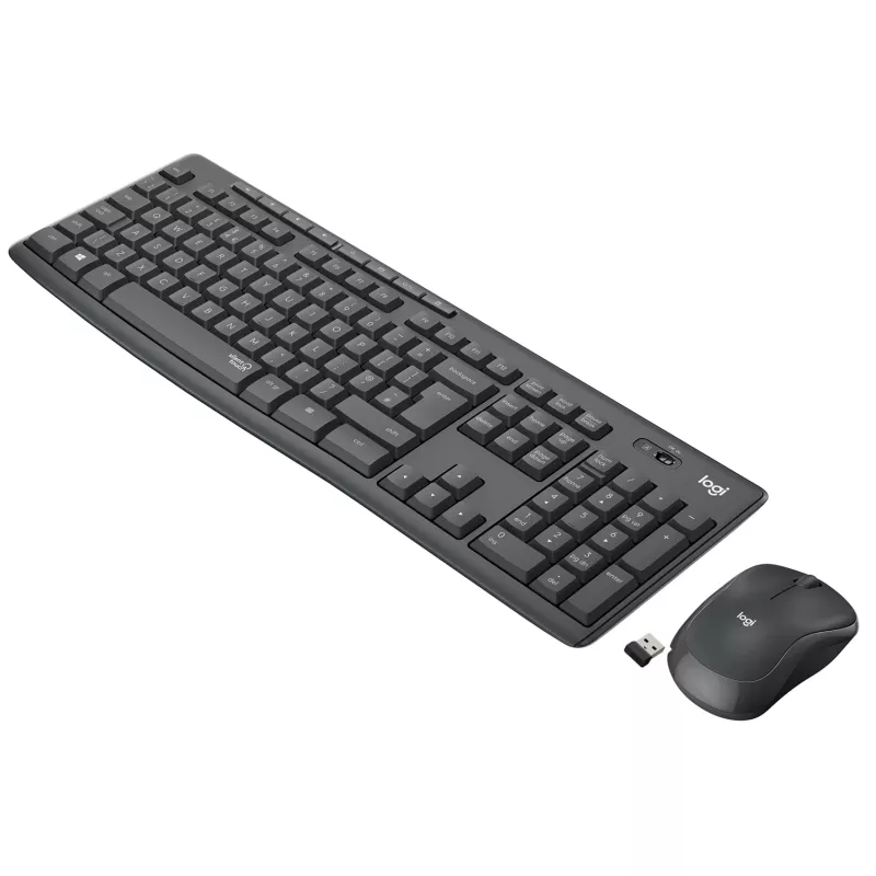 LOGITECH MK295 Klusais Bezvadu Komplekts GRAPHITE