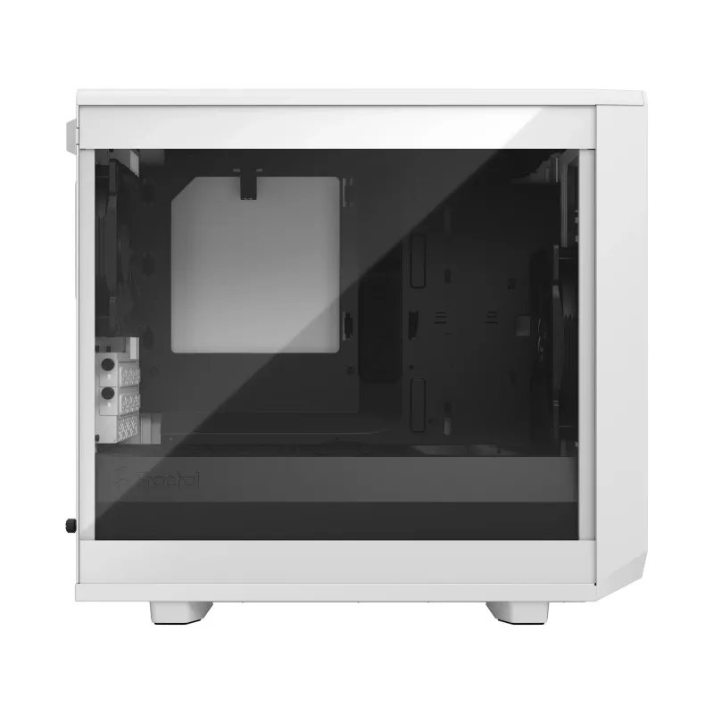 Fractal Design Meshify 2 Nano - Mini-ITX tornis (rūdīts stikls) - bez barošanas bloka (ATX) - Balts - USB/Audio (FD-C-MES2N-02)