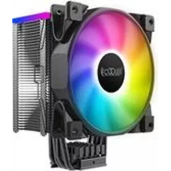 CPU dzesētājs PCCOOLER GI-D56A 120mm ventilators līdz 2000 RPM, gaisa dzesēšana procesoriem