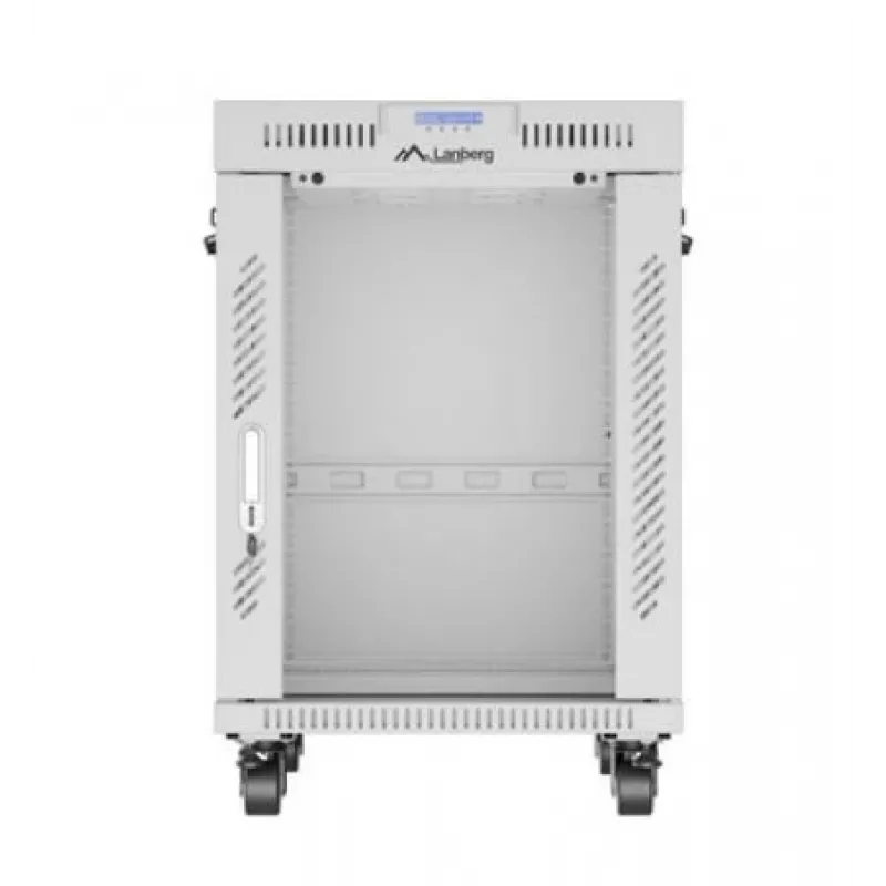 Brīvi stāvošs skapja statīvs LANBERG FF01-6815-12SL 15U, 600×800×922 mm, 1200 kg, IP20, pelēks