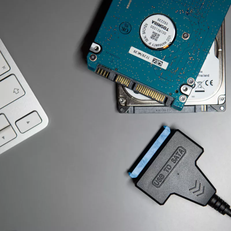 Akyga AK-CA-86 SATA – USB-A 3.0 adaptera kabelis 2,5 collu diskiem, 0,3 m, melns