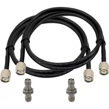Koaksiālais antenas kabelis Omnitronic TNC-Set 10 m, TNC tēviņš–mātīte, 10 metri