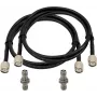 Koaksiālais antenas kabelis Omnitronic TNC-Set 10 m, TNC tēviņš–mātīte, 10 metri
