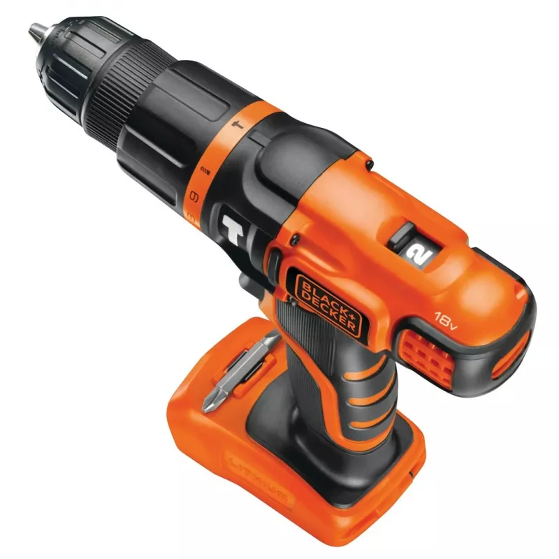 Bezvadu triecienurbis Pistolgrip Black & Decker BDCH188N-XJ 1350 RPM, 18V