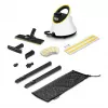 Kärcher SC 2 Deluxe EasyFix 1.513-400.0 cilindra tipa tvaika tīrītājs, 1500 W, 1 l, 3,2 bar, regulējams tvaiks, 4 m vads, balts/melns