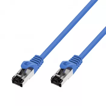 Patchcord Extralink Cat.8.1 S/FTP 0,5 m 40G zils