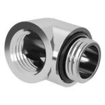 Barrow Adapter 90° G1/4 Vīrišķais uz G1/4 Sievišķo, Nerūsējošais Tērauds (TDWT90-B01 SS)