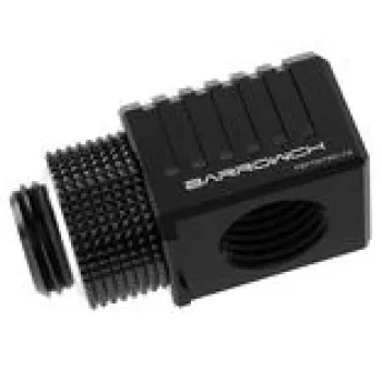 Barrow 90° Adapteris G1/4'' sieviete uz G1/4'' sieviete — melns