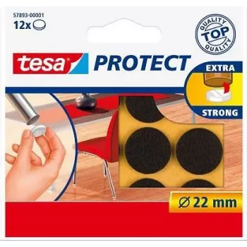Mēbeļu grīdas aizsargpaliktnis Tesa 57893-00000-01 12 gab. Apaļš