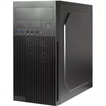Datora korpuss INTER-TECH IT-6521 Straight, ATX, Melns