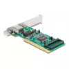 DeLOCK PCI karte uz 1 x RJ45 Gigabit LAN RTL Full-height Low-profile
