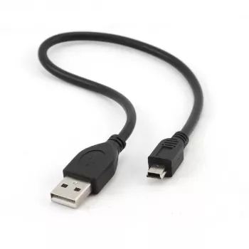 Gembird USB 2.0 A uz Mini-USB M kabelis 0.3m pelēks