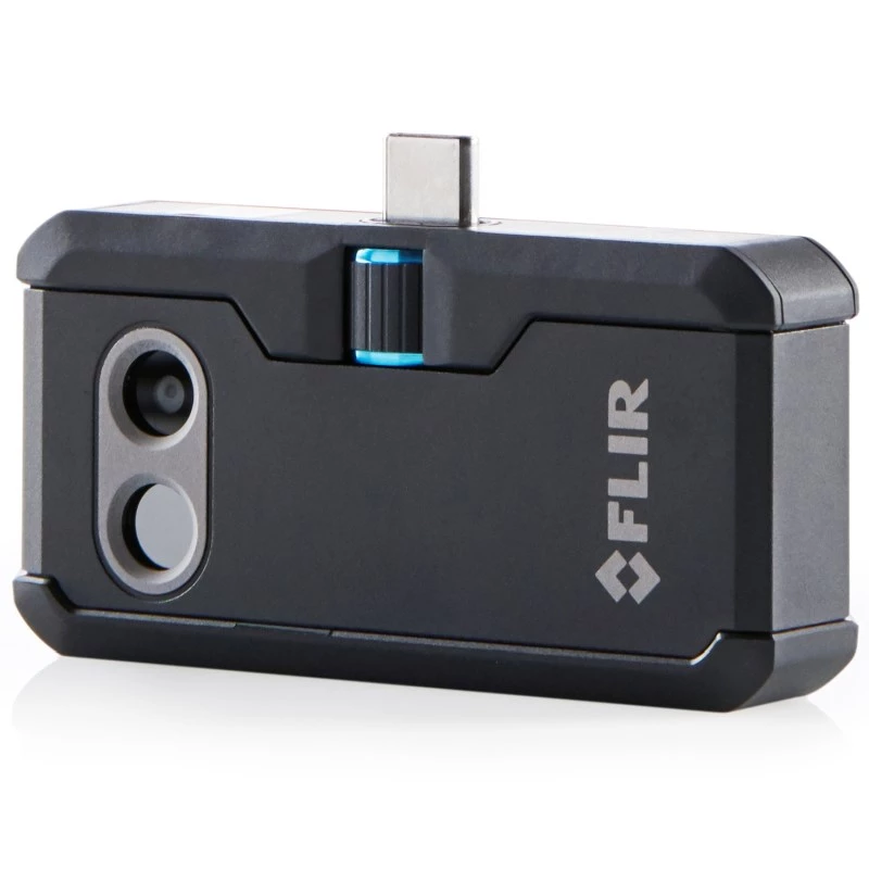 FLIR One Pro FP3IC termokamera iPhone ierīcēm ar USB-C, 160x120 px, MSX, VividIR, līdz 400 °C, melna