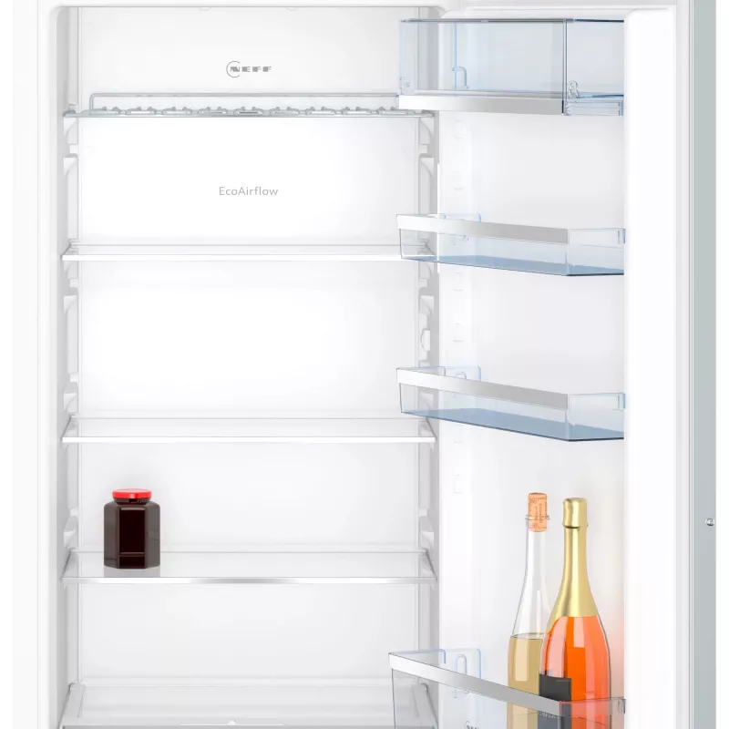 Iebūvējamais ledusskapis NEFF KI1413DD1 — 204 L, energoklase D, LED apgaismojums, labās puses eņģe, balts