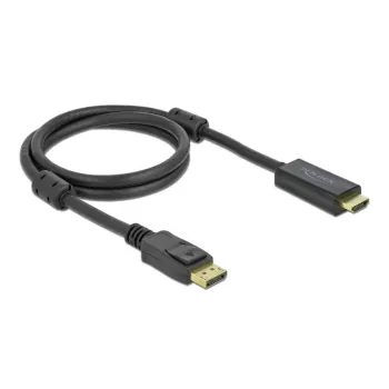 Kabelis DeLOCK Active DisplayPort 1.2 uz HDMI 4K 60 Hz 1 m