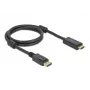 Kabelis DeLOCK Active DisplayPort 1.2 uz HDMI 4K 60 Hz 1 m