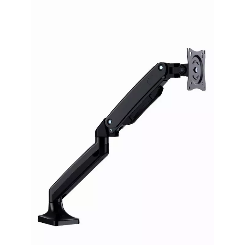 Monitora stiprinājums GEMBIRD MA-DA1-03 17–35 collu ekrāniem, 10 kg, VESA 75x75–100x100, skava/caurums, melns