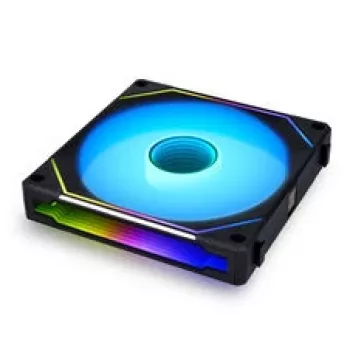 Lian Li UNI FAN SL-INF Wireless ARGB PWM 140mm korpusa ventilators, melns