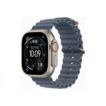 Apple Watch Ultra 3 GPS + Cellular 49mm dabīga titāna korpuss ar Anchor Blue Ocean siksniņu