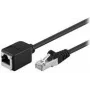 Goobay CAT 5e pagarinātāja kabelis F/UTP, melns, 15 m - vara materiāls, RJ45 spraudnis (8P8C) RJ45 ligzda (8P8C) (73390)
