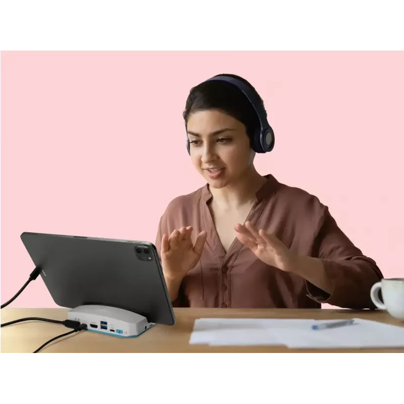 AVerMedia X'TRA GO GC515 video ierakstīšanas doks, 4K30/1080p120 ierakstīšana, 4K60 HDMI izvade, USB-C DP Alt Mode, USB Power Delivery, balts
