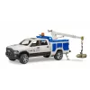Auto Dodge RAM 2500 Serviss ar Rotējošo Gaismu BRUDER 02509