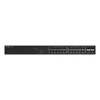 Pārvaldāms LANCOM GS-3628XP slēdzis, 24× 2.5G RJ-45 porti, PoE, L2/L3, 1U statīvā